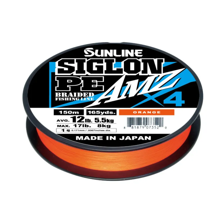 Sunline Flies|Fishing Lines<Siglon PEX4 AMZ 150m Blood Orange
