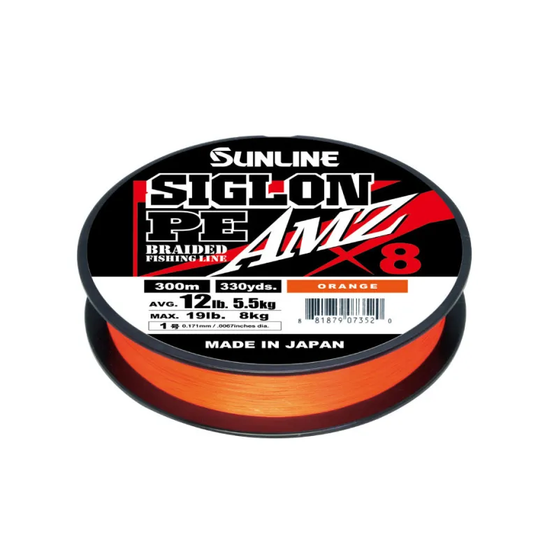 Sunline Flies|Fishing Lines<Siglon PEX8 AMZ 150m Blood Orange
