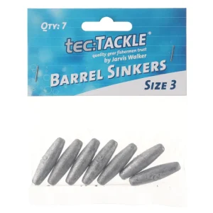 Tec Tackle Sinkers|Flies<Tectackle Barrel Sinker