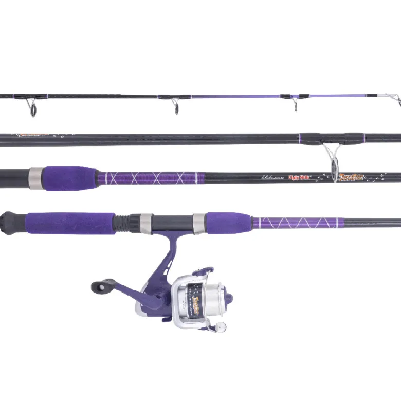 Shakespeare Flies|Pre-Mounted Rod And Reel Combos<Ugly Stik Tackle Rat 501L Combo Purple