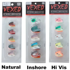 Vexed Vexed Hybrid Jigs|Flies<Bottom Meat Junior Spare Head 5-pack