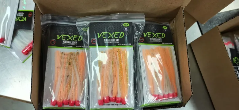 Vexed Lead Head Jig Lures|Flies<Buckabou Jig Wig 5-pack