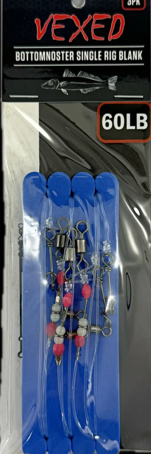 Vexed Pre-made Rigs|Flies<Singlenoster Rig Blank 3-pack