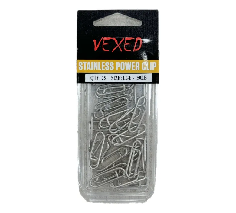 Vexed Clips And Snaps|Flies<Stainless Power Clip 25-pack