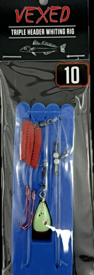 Vexed Pre-made Rigs|Flies<Triple Header Whiting Rig