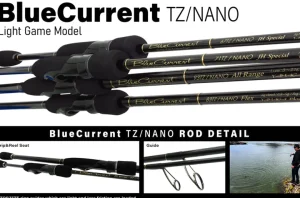 Yamaga Flies|Light Rods<Blanks Blue Current TZ NANO