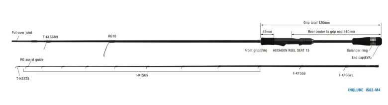 ZENAQ Flies|Light Rods<Inqlude IS82-M4 Squid Impact